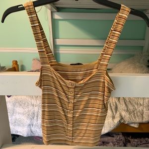 American Eagle cropped tank size large